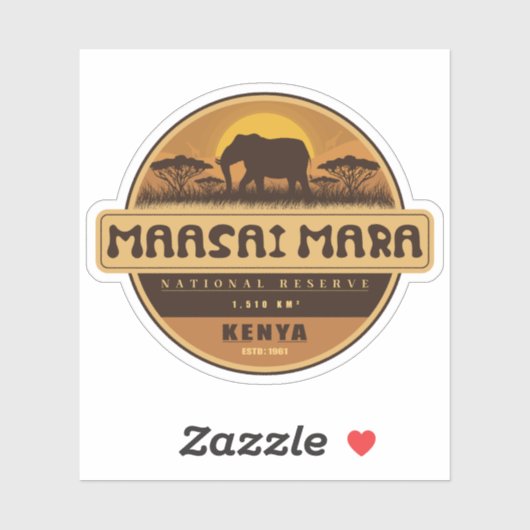 Maasai Mara , National Reserve , Kenya  シール (シート)