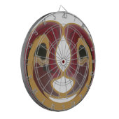 Maasai Mosaic:文化のお祝い鮮やか ダーツボード (正面左)