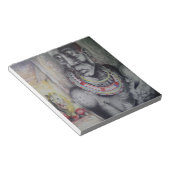 Maasai Mother & Child with Lion Artプリント/グラフィック ノートパッド (アングル)