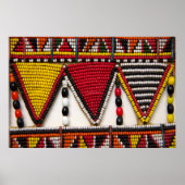 Maasai Tribal Beadwork ポスター (正面)