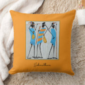 Maasai Warriors, Kenya，アフリカ美術 クッション (ブランケット)