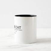 Maastricht Coordinaten - Maastricht Coordinates ツートーンマグカップ (中央)