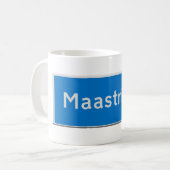 Maastricht road sign コーヒーマグカップ (正面左)