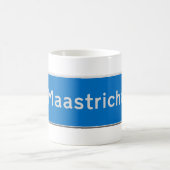 Maastricht road sign コーヒーマグカップ (中央)