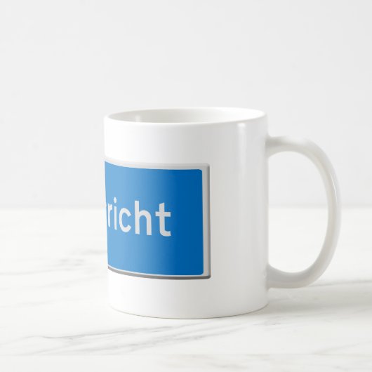 Maastricht road sign コーヒーマグカップ (右)