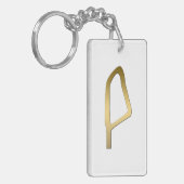 Maatのエジプト人の記号の羽 キーホルダー (正面左)