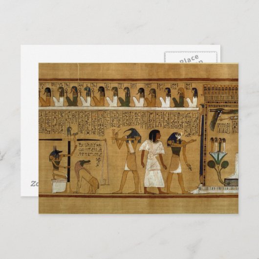 Maatの羽に対するハートの重量を量ること ポストカード (正面/裏面)