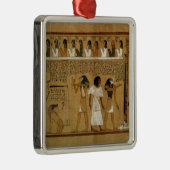 Maatの羽に対するハートの重量を量ること メタルオーナメント (右)