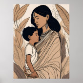 Maatr Sanskrit Art Print ポスター (正面)