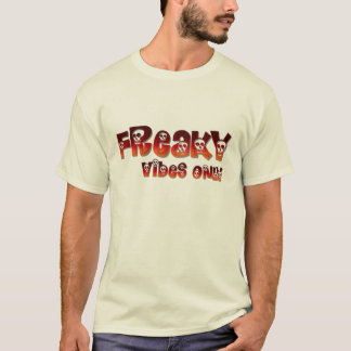 Maaya Printsによる"Freaky Vibes Only"-dgn4 メンズ Tシャツ