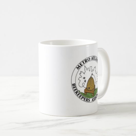 MABAの蜂蜜の蜂の無人機のマグ コーヒーマグカップ (正面右)