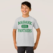 Mabank -ヒョウ-高等学校- Mabankテキサス州 Tシャツ (正面フル)