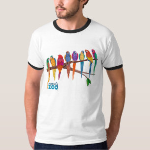 Mabellの動物園動物、オウム Tシャツ