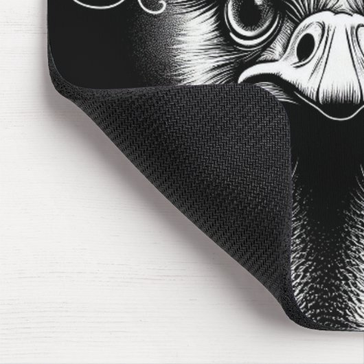 "Mable the Ostrich" Artistic Mouse Pad  マウスパッド (コーナー)