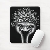 "Mable the Ostrich" Artistic Mouse Pad  マウスパッド (マウス)