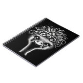 "Mable the Ostrich" Artistic Spiral Notebook ノートブック (左側)