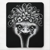 "Mable the Ostrich" Character Mouse Pad マウスパッド (正面)