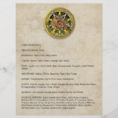 Mabon Book of Shadowsページ（通信付） (裏面)