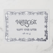 Mabrookあいさつ結婚したき 箔シーズンポストカード (正面)