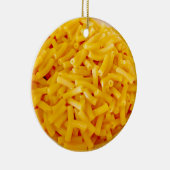 macとおもしろいチーズギャグギフトフードクリスマス セラミックオーナメント (右)
