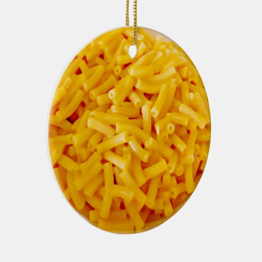 macとおもしろいチーズギャグギフトフードクリスマス セラミックオーナメント (右)