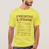Macとチーズのおもしろい栄養感謝MacN' Tシャツ (正面)
