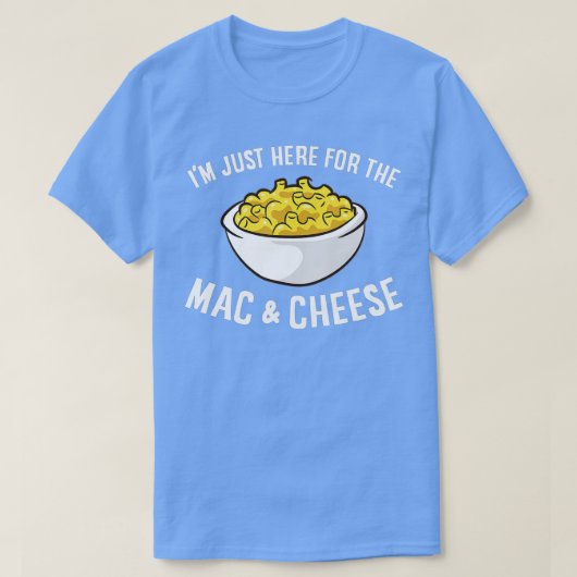 macとチーズのマカロニMac Tシャツ (デザイン正面)