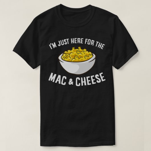 macとチーズのマカロニMac Tシャツ (デザイン正面)