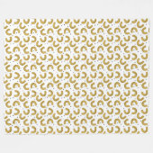 『Macとチーズの愛』  フリースブランケット (正面(横))