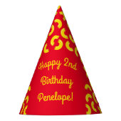Macとチーズの誕生日パーティーMacaroni パーティーハット (正面)