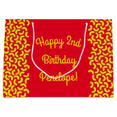 Macとチーズの誕生日パーティーMacaroni ラージペーパーバッグ (正面)
