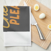 Macとチーズをお願い キッチンタオル (四つ折り)