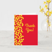 Macとチーズキッド1st誕生日パーティーマカロニ カード (黄色い花)