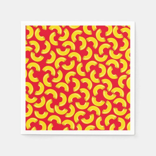 Macとチーズキッド1st誕生日パーティーマカロニ スタンダードカクテルナプキン (正面)