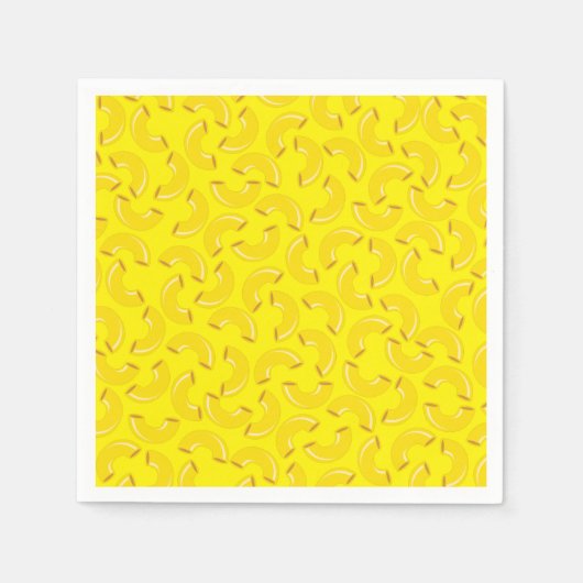 Macとチーズキッド1st誕生日パーティーマカロニ スタンダードカクテルナプキン (正面)