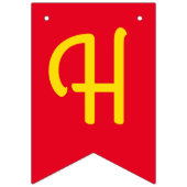 Macとチーズキッド1st誕生日パーティーマカロニ バンティングフラッグ (第2の旗)