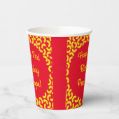 Macとチーズキッド1st誕生日パーティーマカロニ 紙コップ (左)