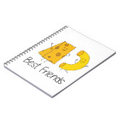 Macとチーズフリ最高のーズアート友情アートベス ノートブック (左側)