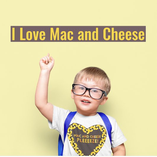 Macとチーズ Tシャツ