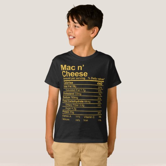 Macとチーズ Tシャツ (正面フル)