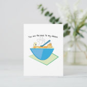 macと私のチーズ ポストカード (スタンド正面)