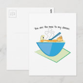 macと私のチーズ ポストカード (正面/裏面)