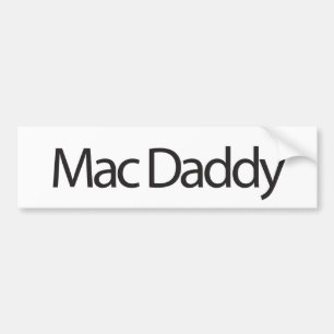 Macのお父さんのバンパーステッカー バンパーステッカー