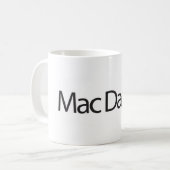 Macのお父さんのマグ コーヒーマグカップ (正面左)