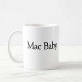 Macのベビー コーヒーマグカップ (左)