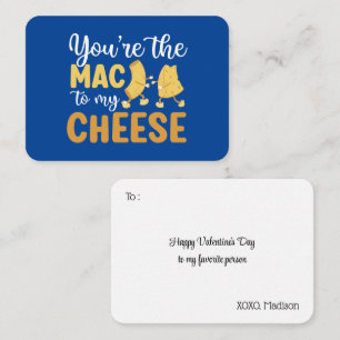 Macへ私のチーズパおもしろいンかわいいバレンタインの日 ノートカード