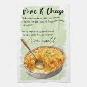 Macアンドチーズベーキングレシピ キッチンタオル (縦)