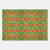 MACグレガータータンチェックフラットシートラッピング紙 ラッピングペーパーシート (正面)