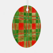 MACグレガータータンチェックメタルサークルオーナメント メタルオーナメント (正面右)