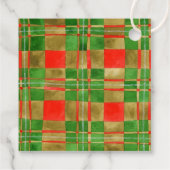 MACグレガータータンチェック2"スクエアヤーンラベル フェイバータグ (裏面)